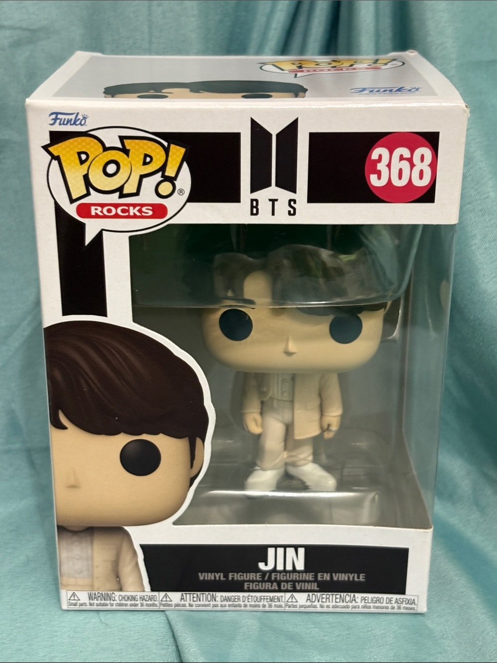 Funko POP! Rocks: BTS - Jin #368 collectible vinyl figure